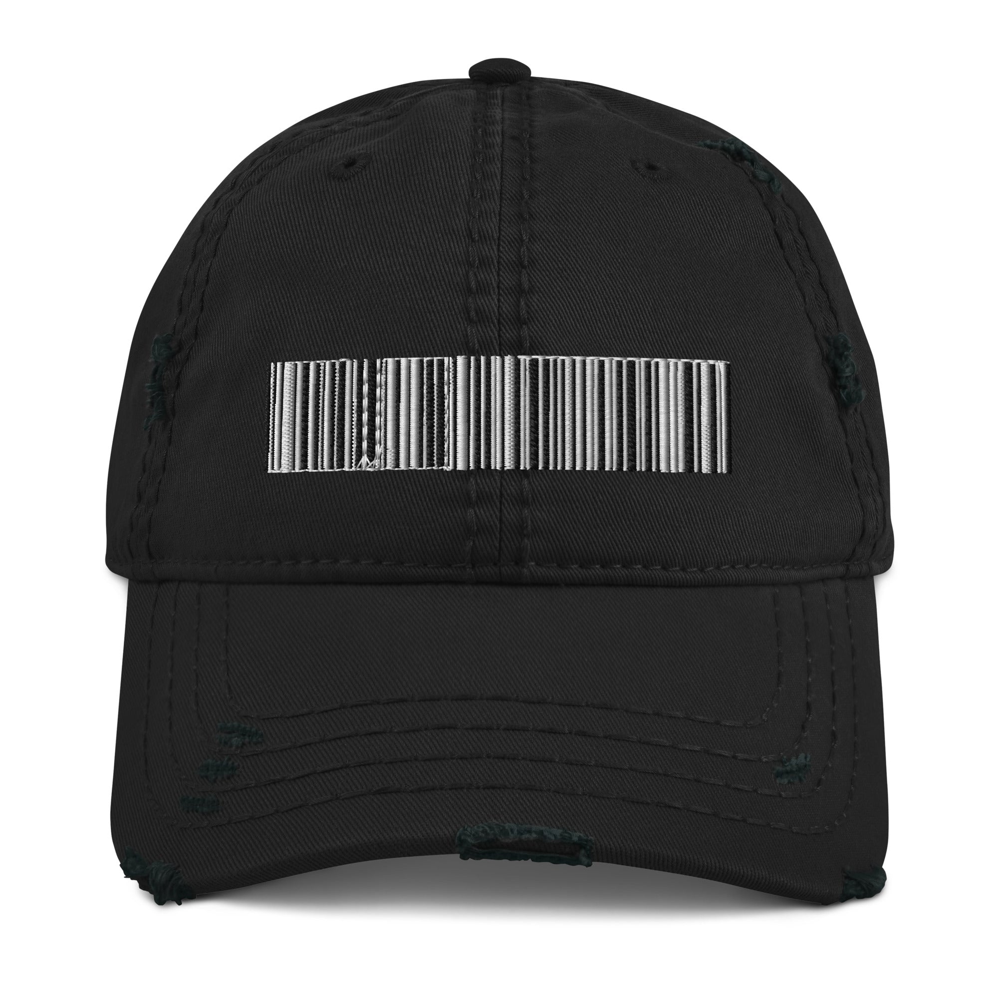 Distressed Barcode Hat