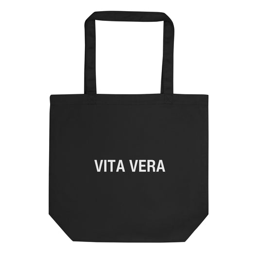 Medium Black Logo Tote Bag