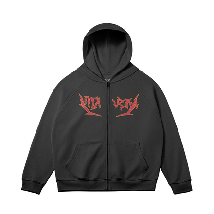 Heavy Metal Logo Zip-Up